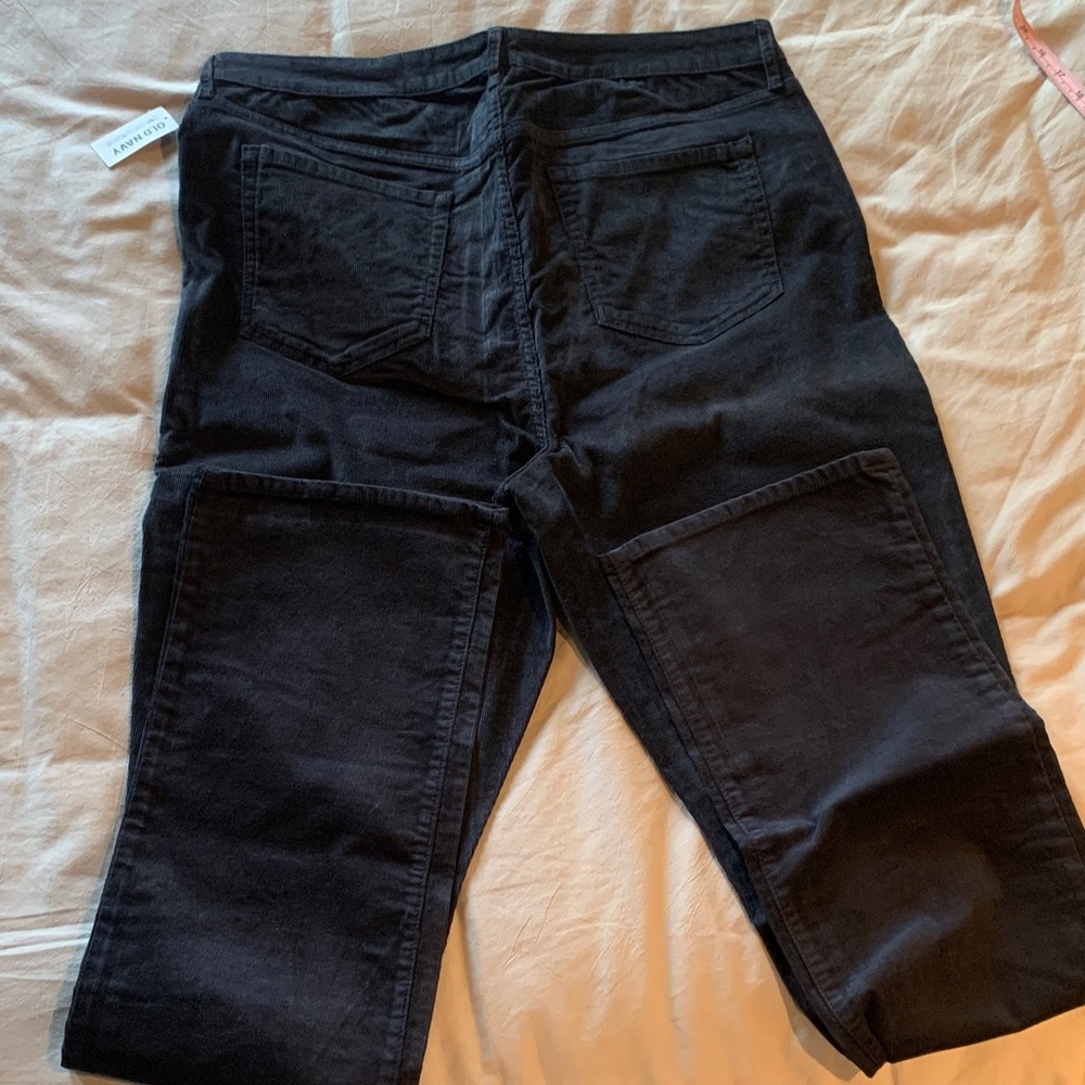 Black Women's corduroy pants - Picture 4 of 4